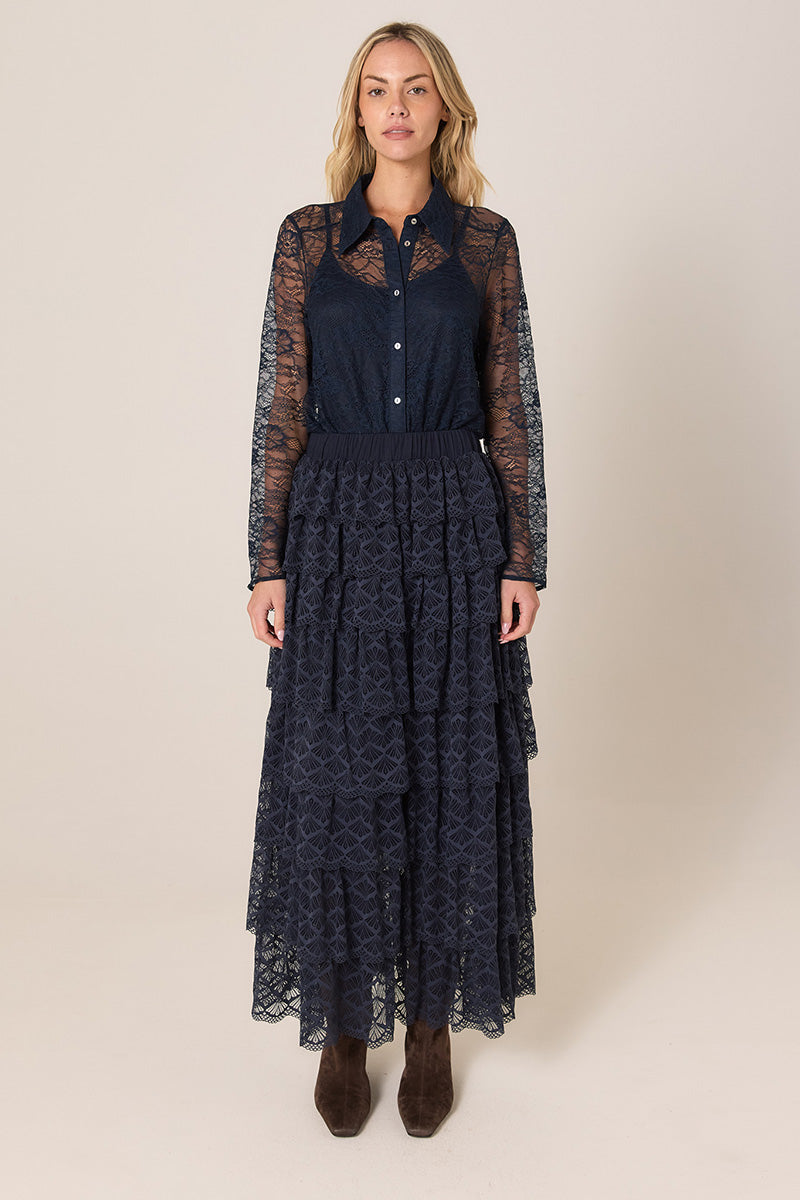 DOMINO MAXI SKIRT