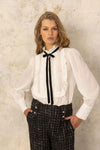 Tuxedo Blouse