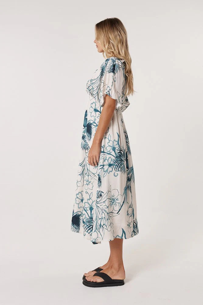 SOLSTICE PALMS MIDI DRESS