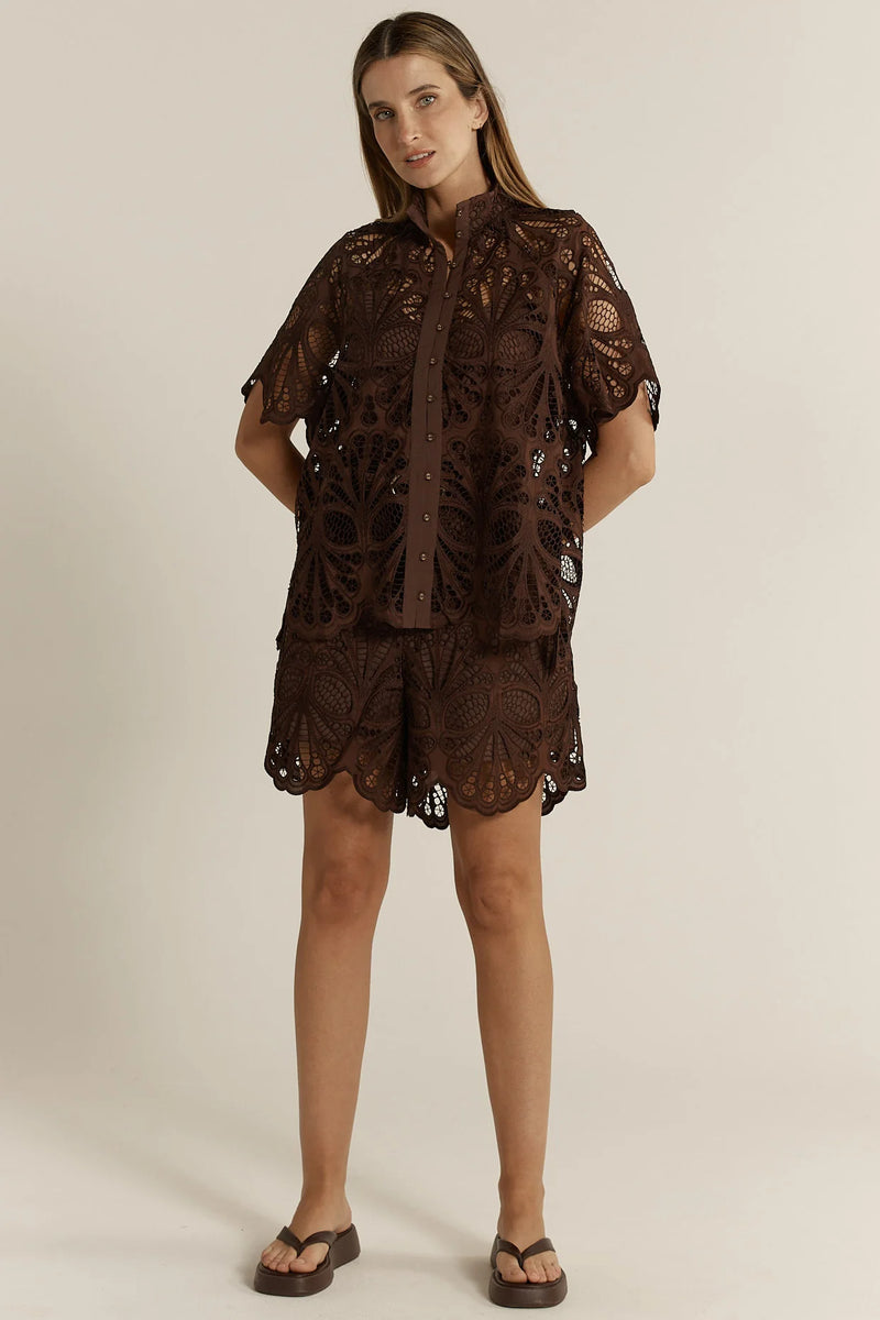 ELARA BRODERIE BLOUSE