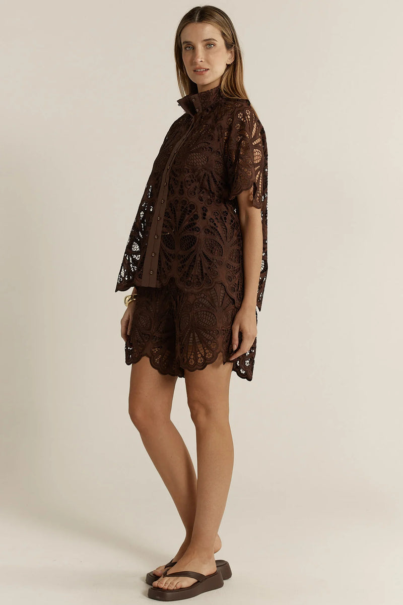 ELARA BRODERIE BLOUSE