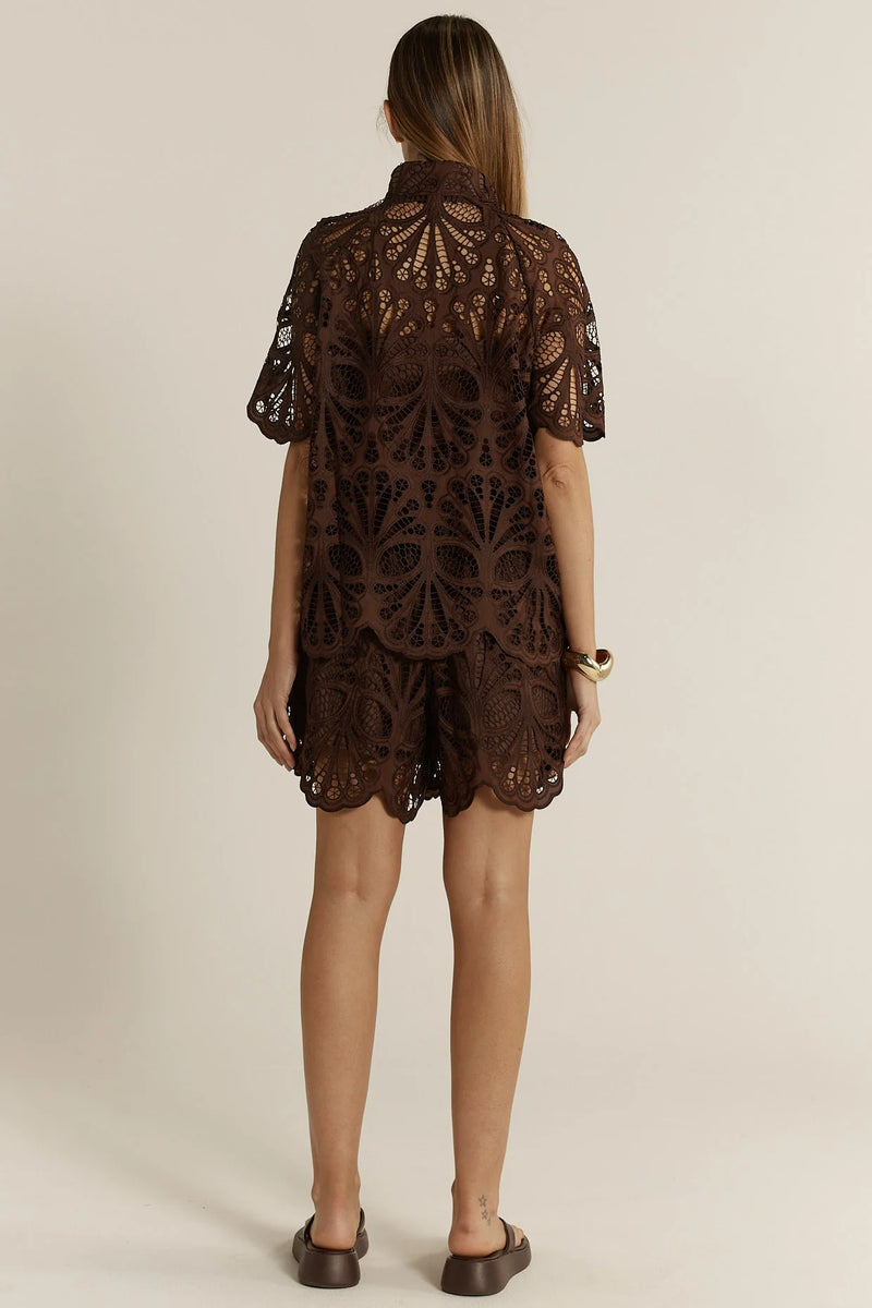 ELARA BRODERIE BLOUSE