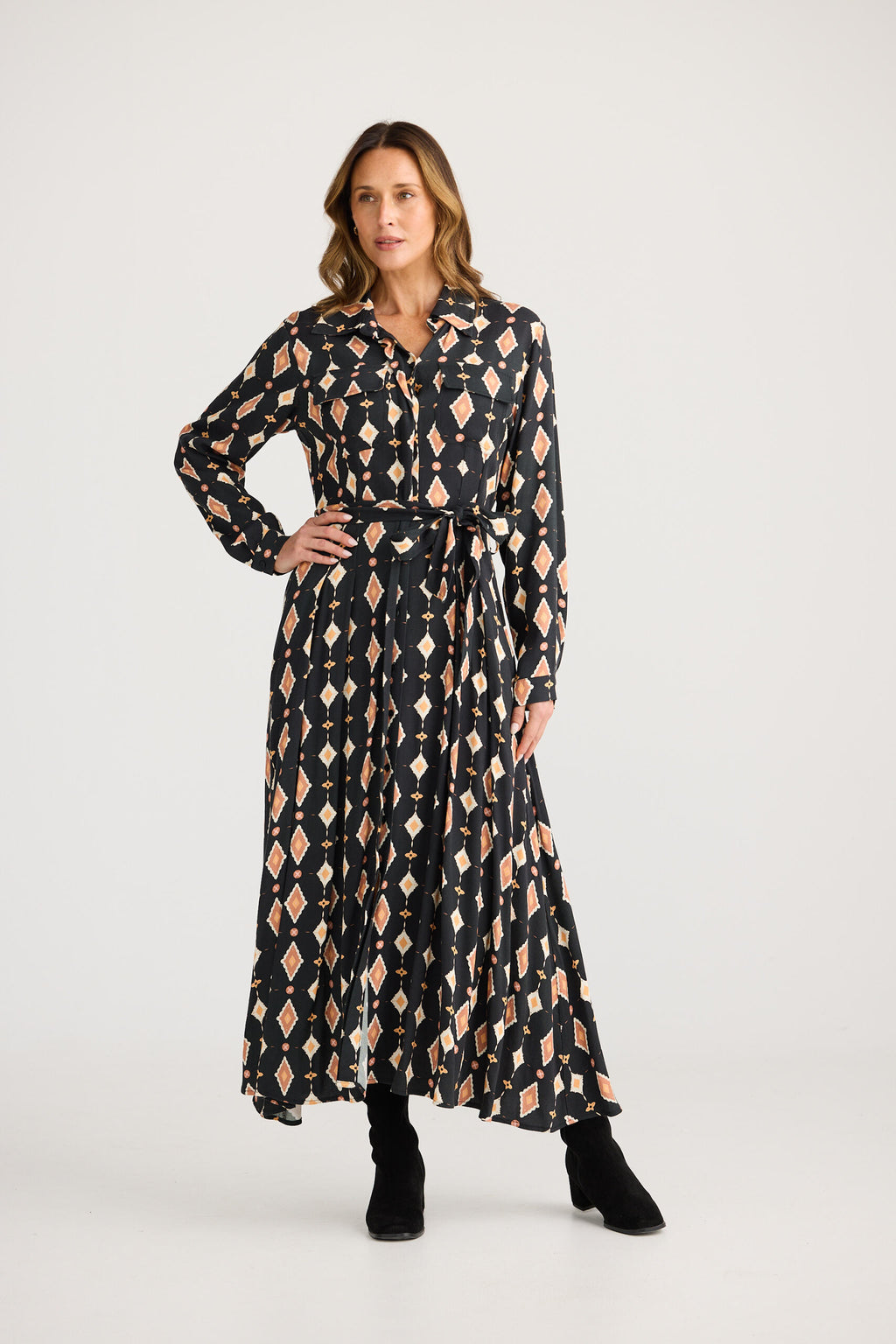 Rossellini Long Sleeve Dress