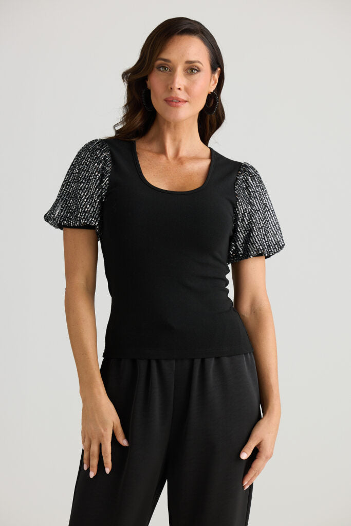 Jadore Puff Sleeve Top