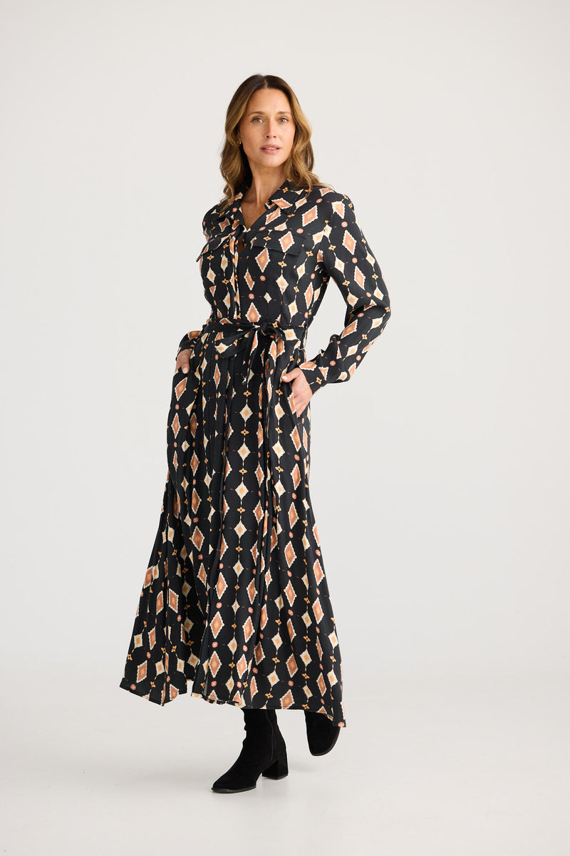 Rossellini Long Sleeve Dress