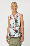 Paradise Print Sleeveless Top