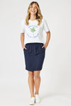 Stitch Hem Skirt