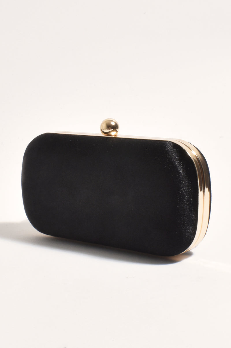 Ada Velvet Structured Clutch