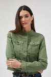 Elonnie Oil Green Jacket
