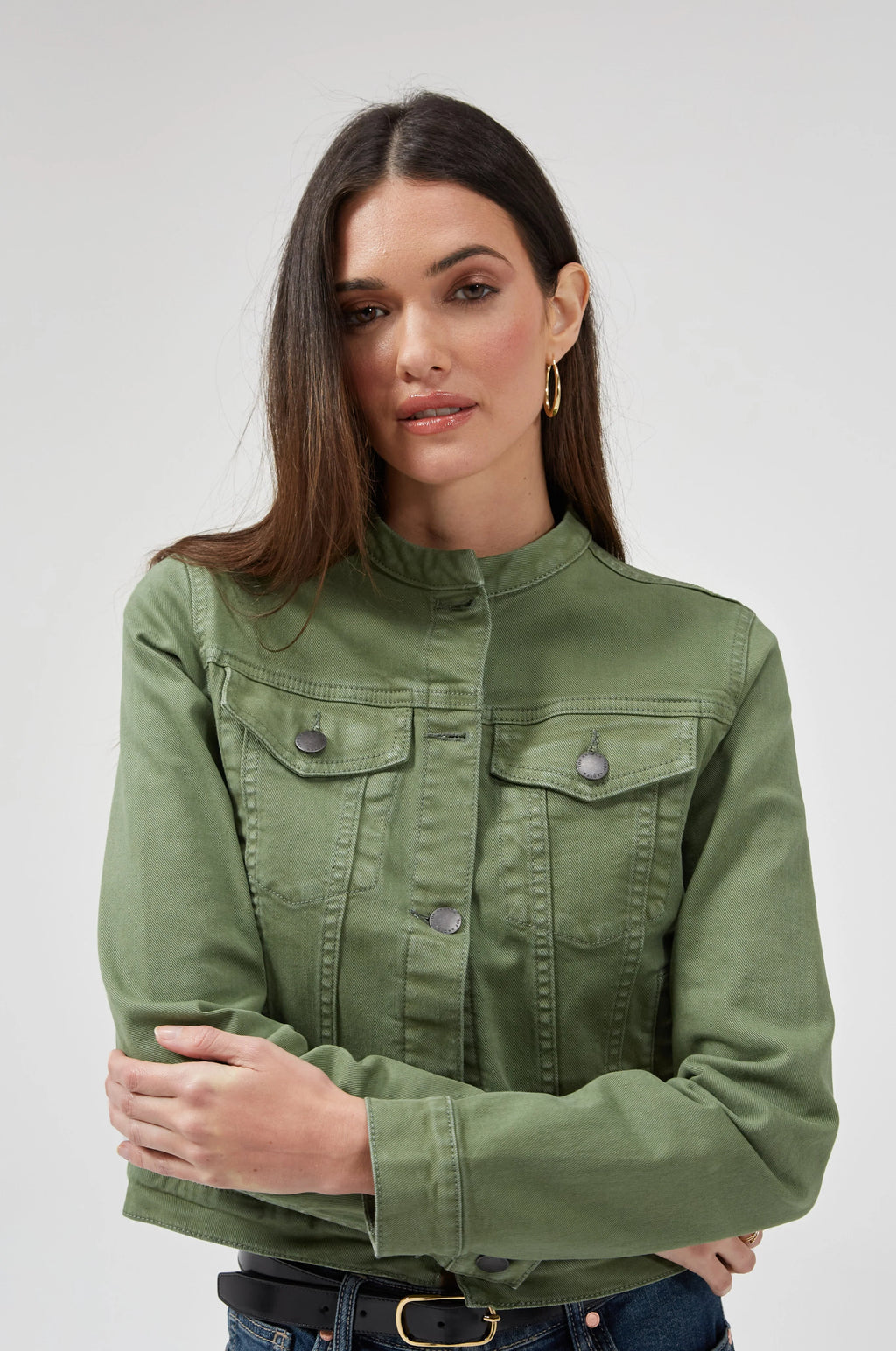 Elonnie Oil Green Jacket