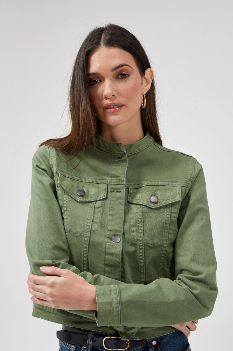 Elonnie Oil Green Jacket