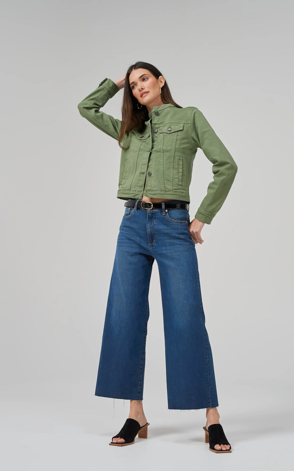 Elonnie Oil Green Jacket