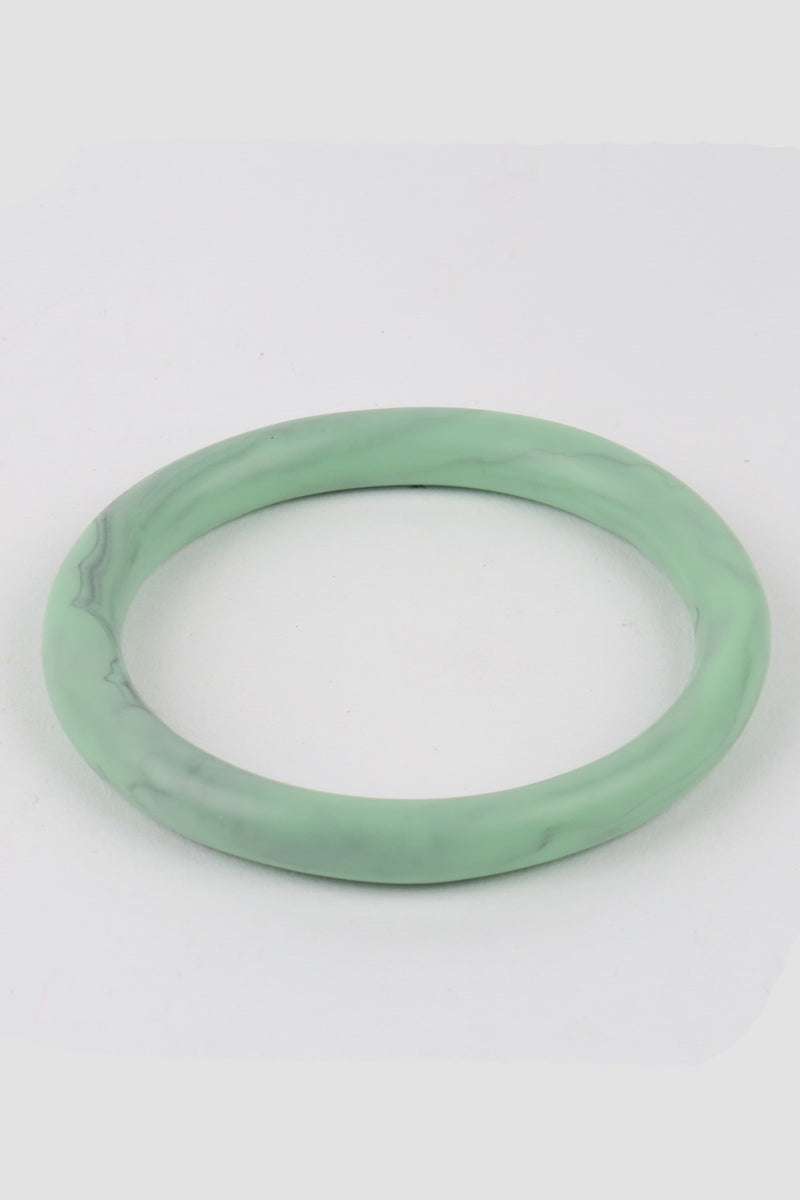 Gemma Bangle Marble Green