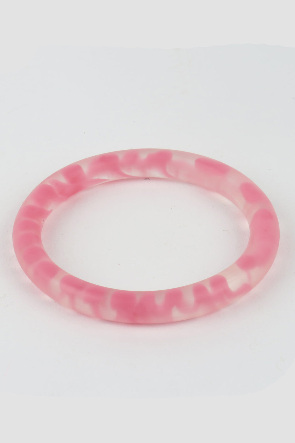 Gemma Bangle Clear Pink