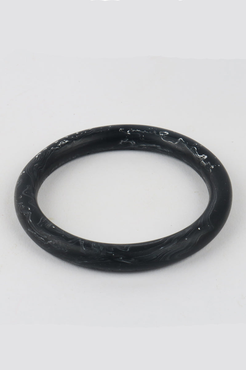 Gemma Bangle Black Marble