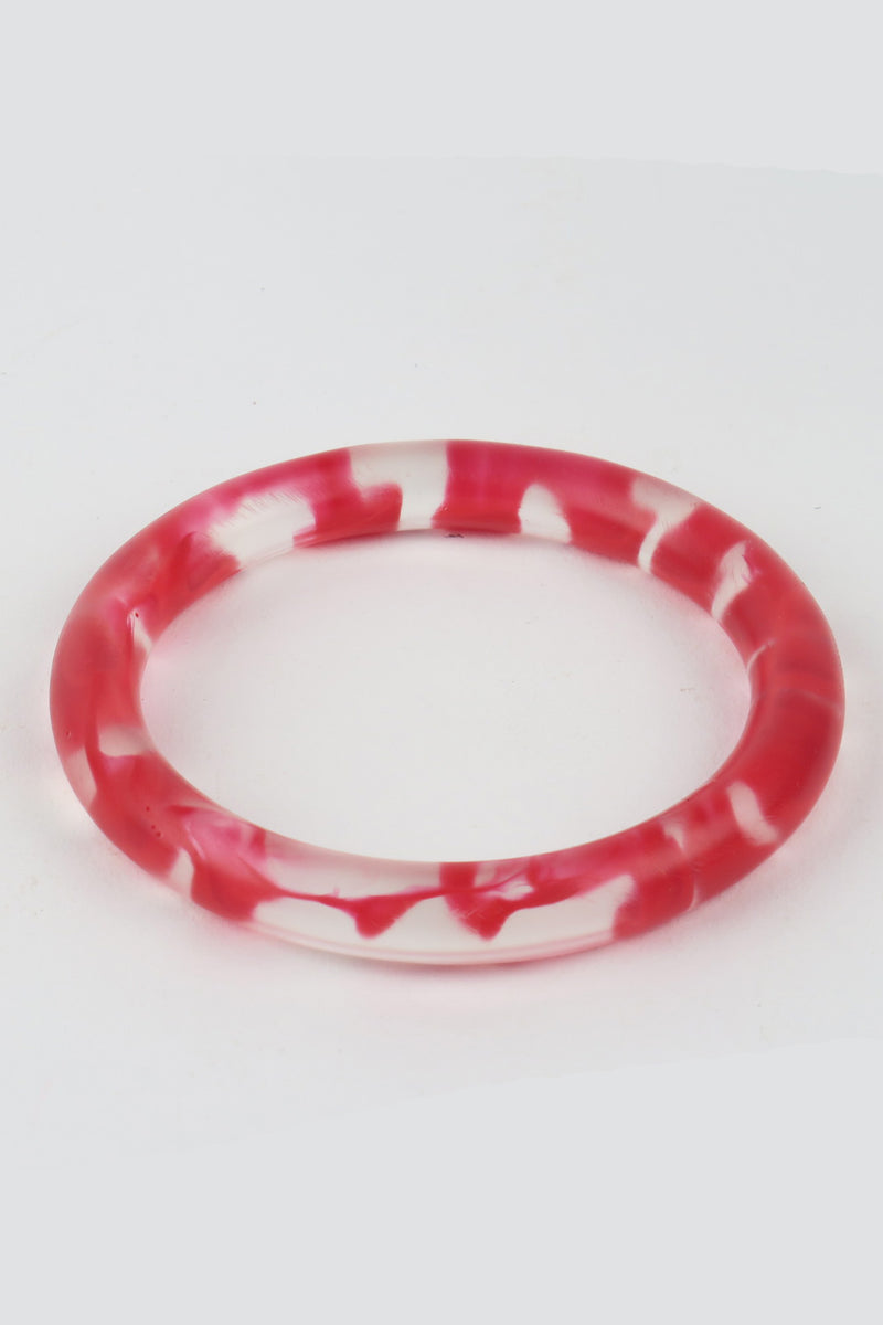 Gemma Bangle Clear Red