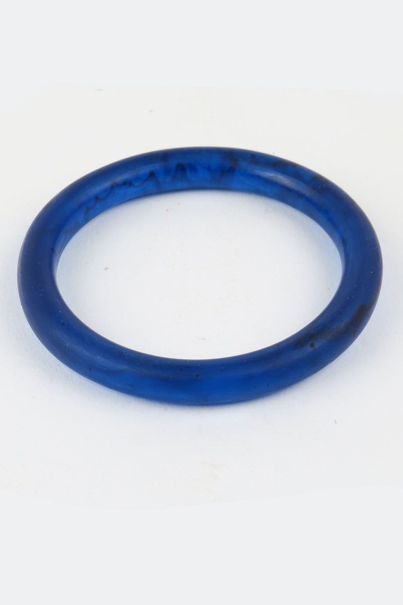 Gemma Bangle Glass Navy