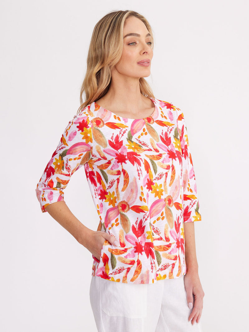 LILY PRINT TEE