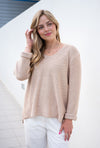 Roll Up Sleeve Knit Top