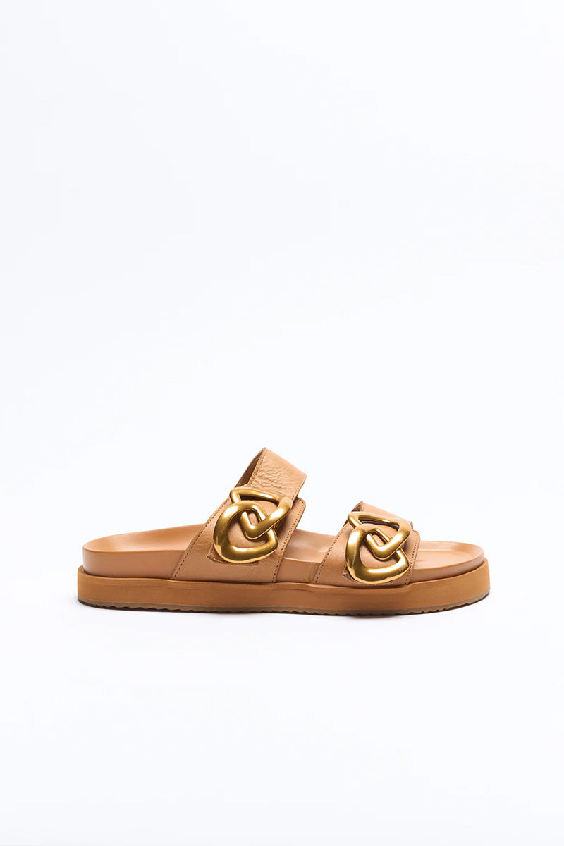 Meadow Leather Slide