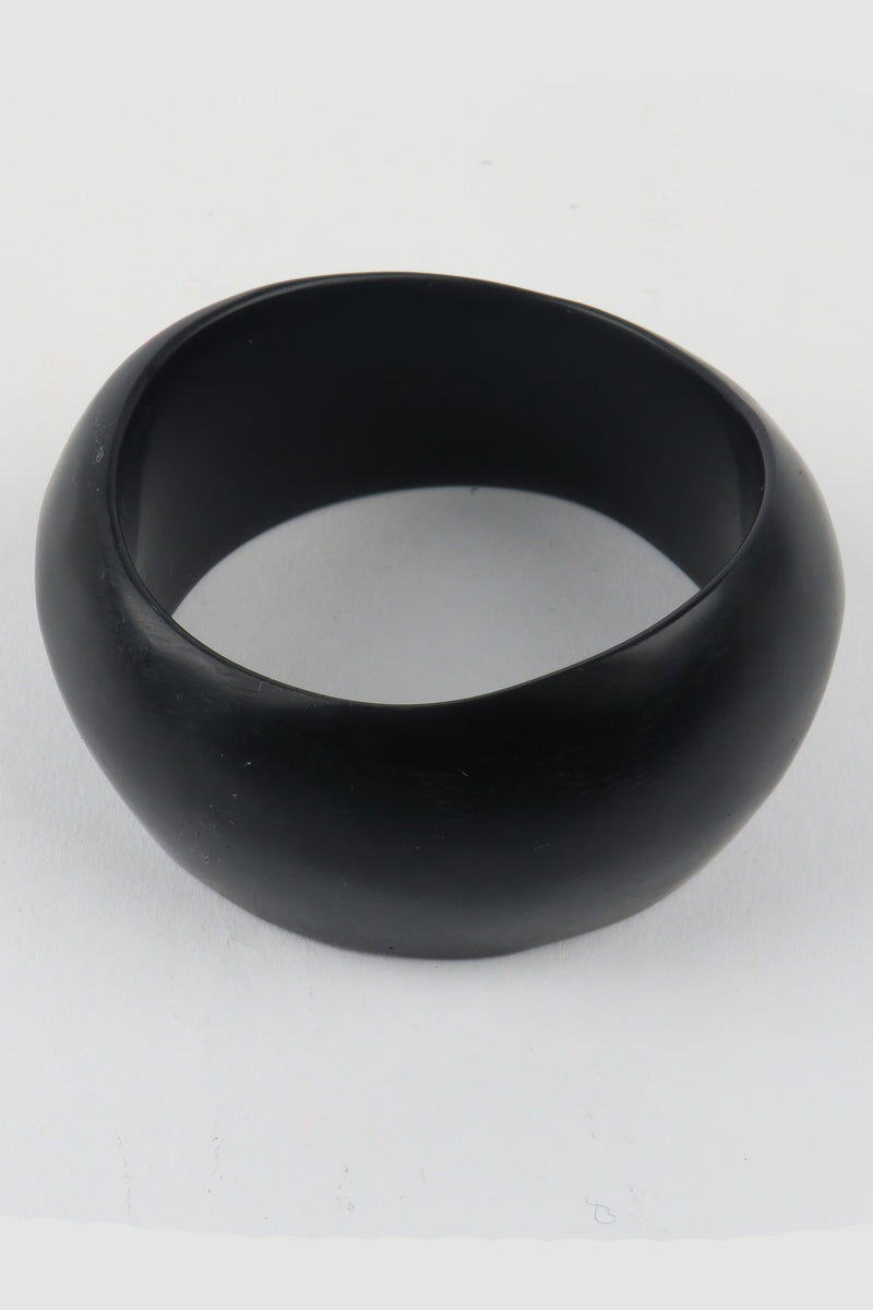 Resin Bangle Black L