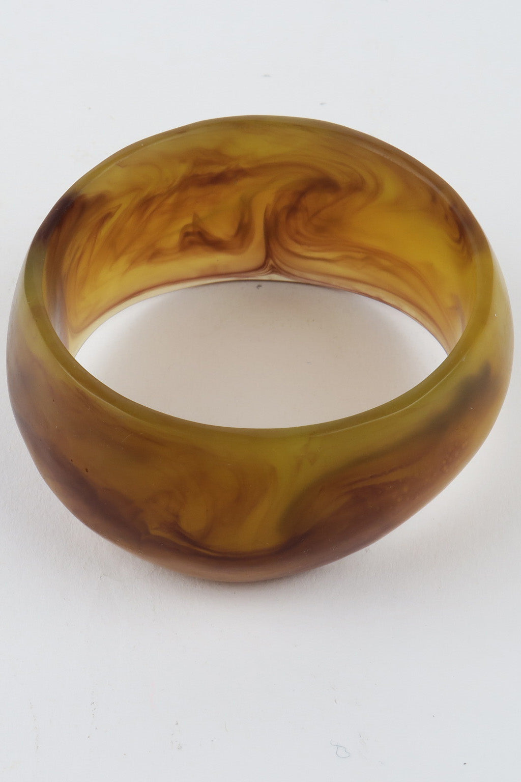 Resin Bangle Amber L