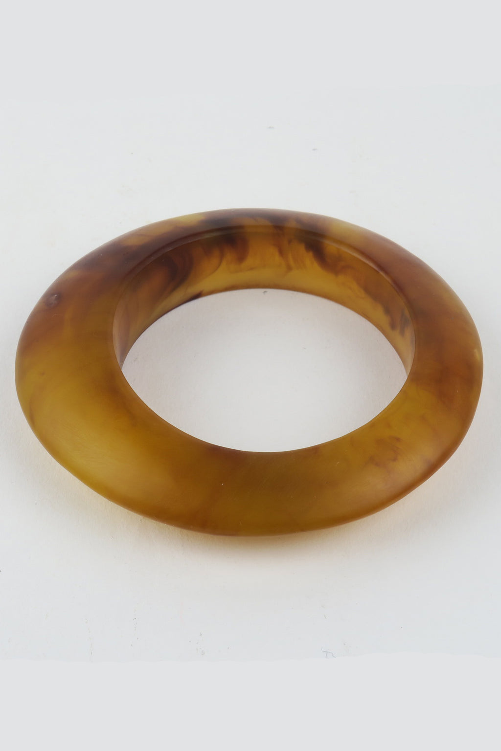 Resin Bangle Amber M