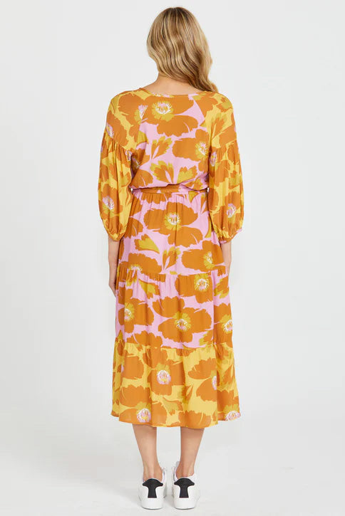 Harper Tiered Midi Dress
