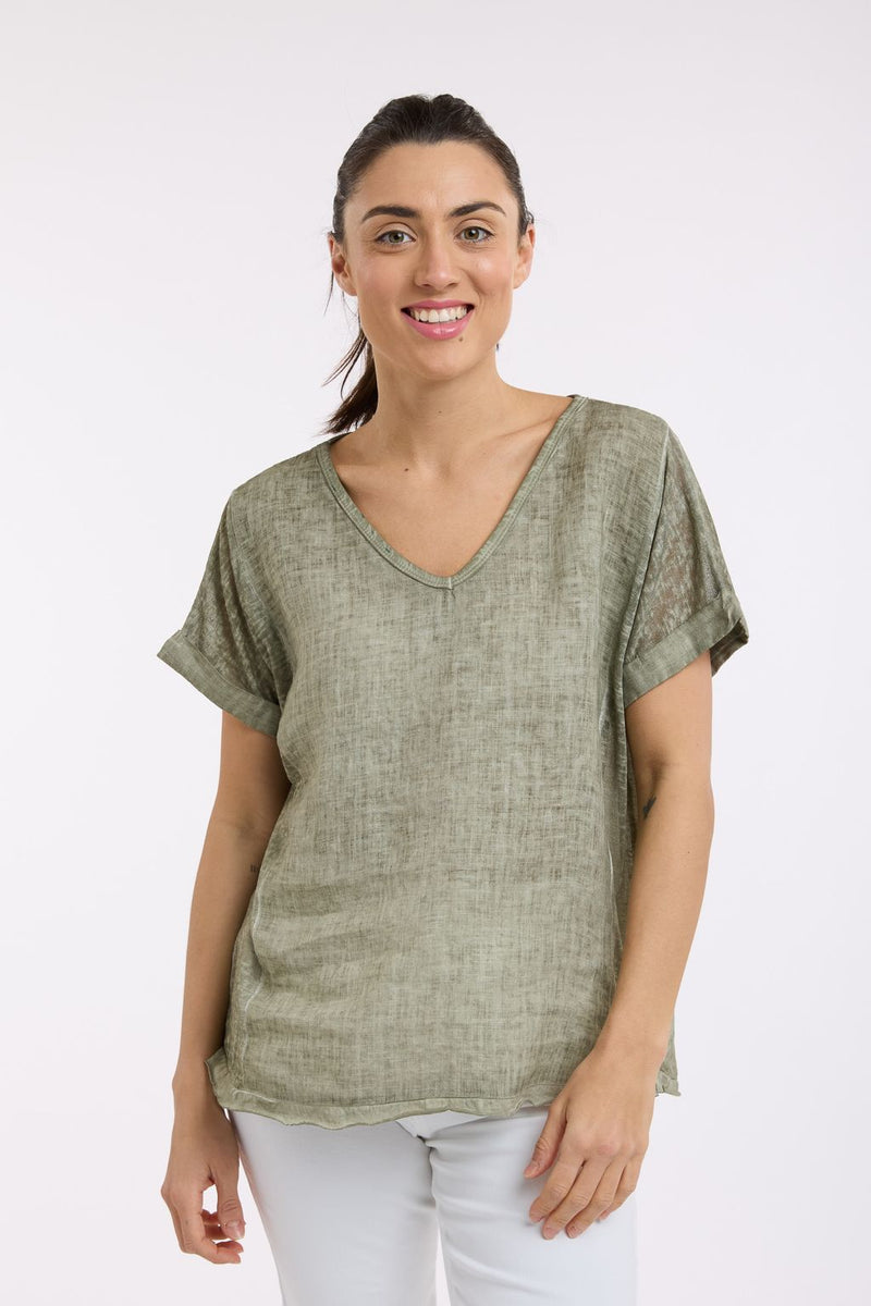 Calypso Short Sleeve Top
