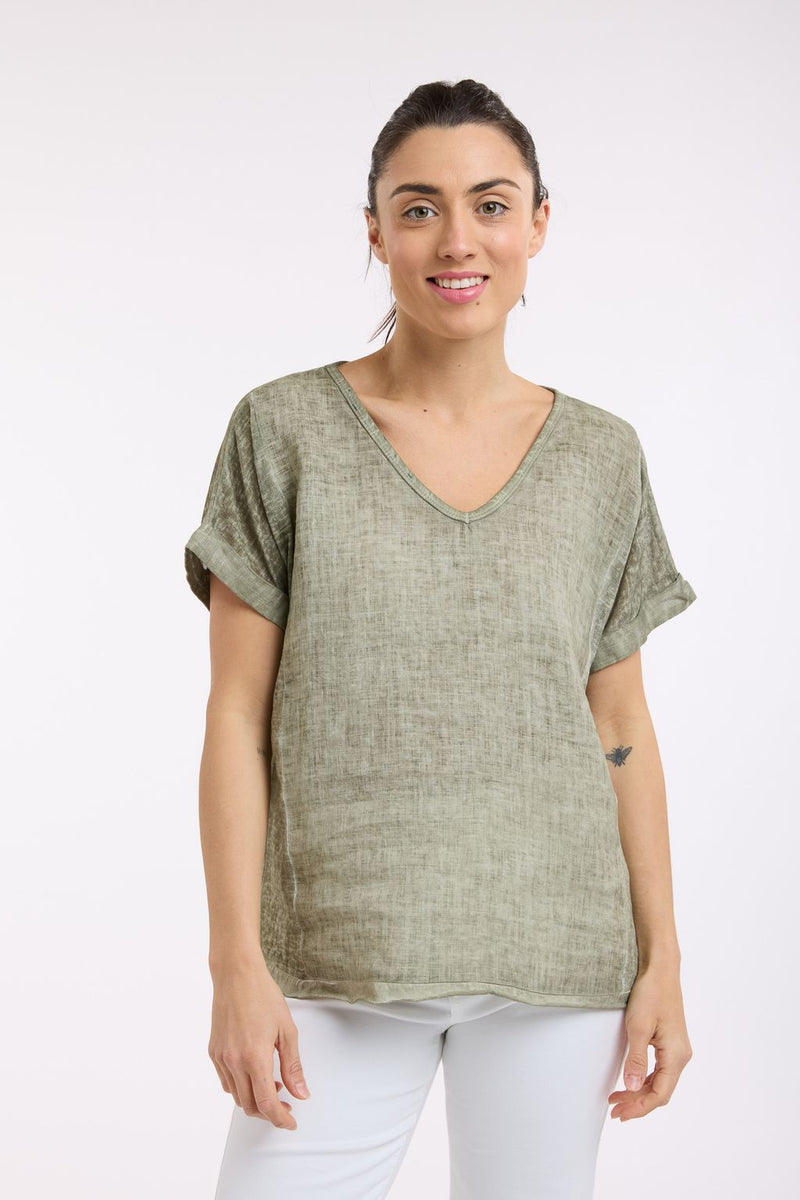 Calypso Short Sleeve Top