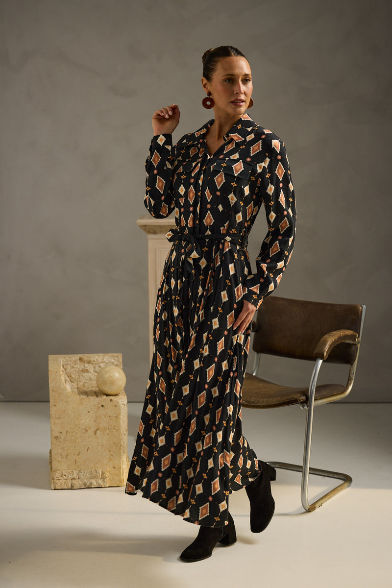 Rossellini Long Sleeve Dress