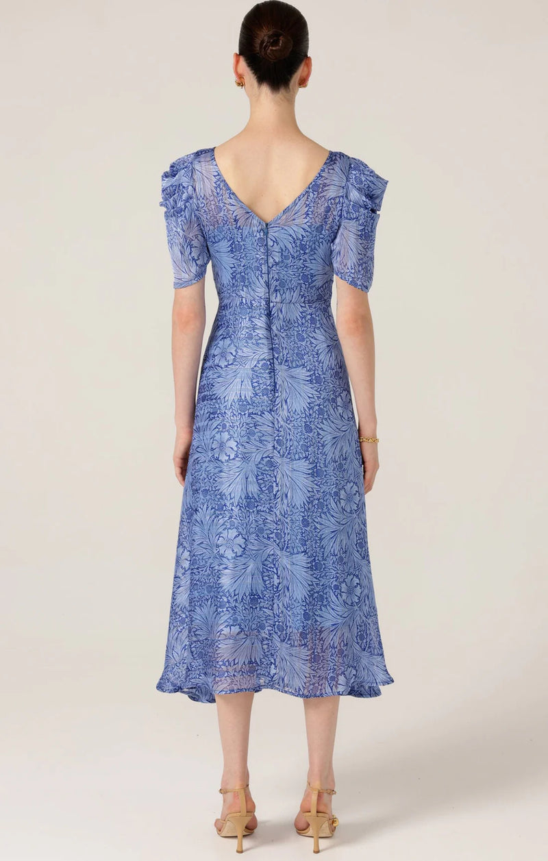 Blue Jay Midi Dress