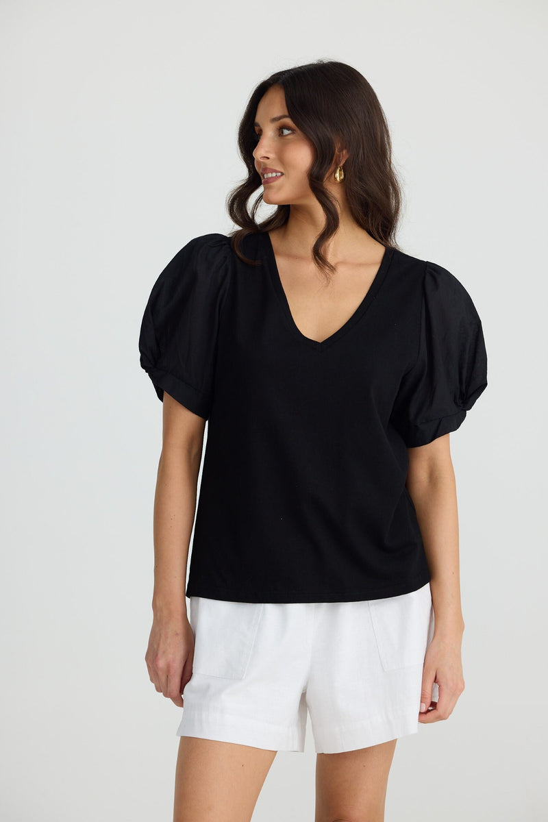 Abigail Vneck Tee