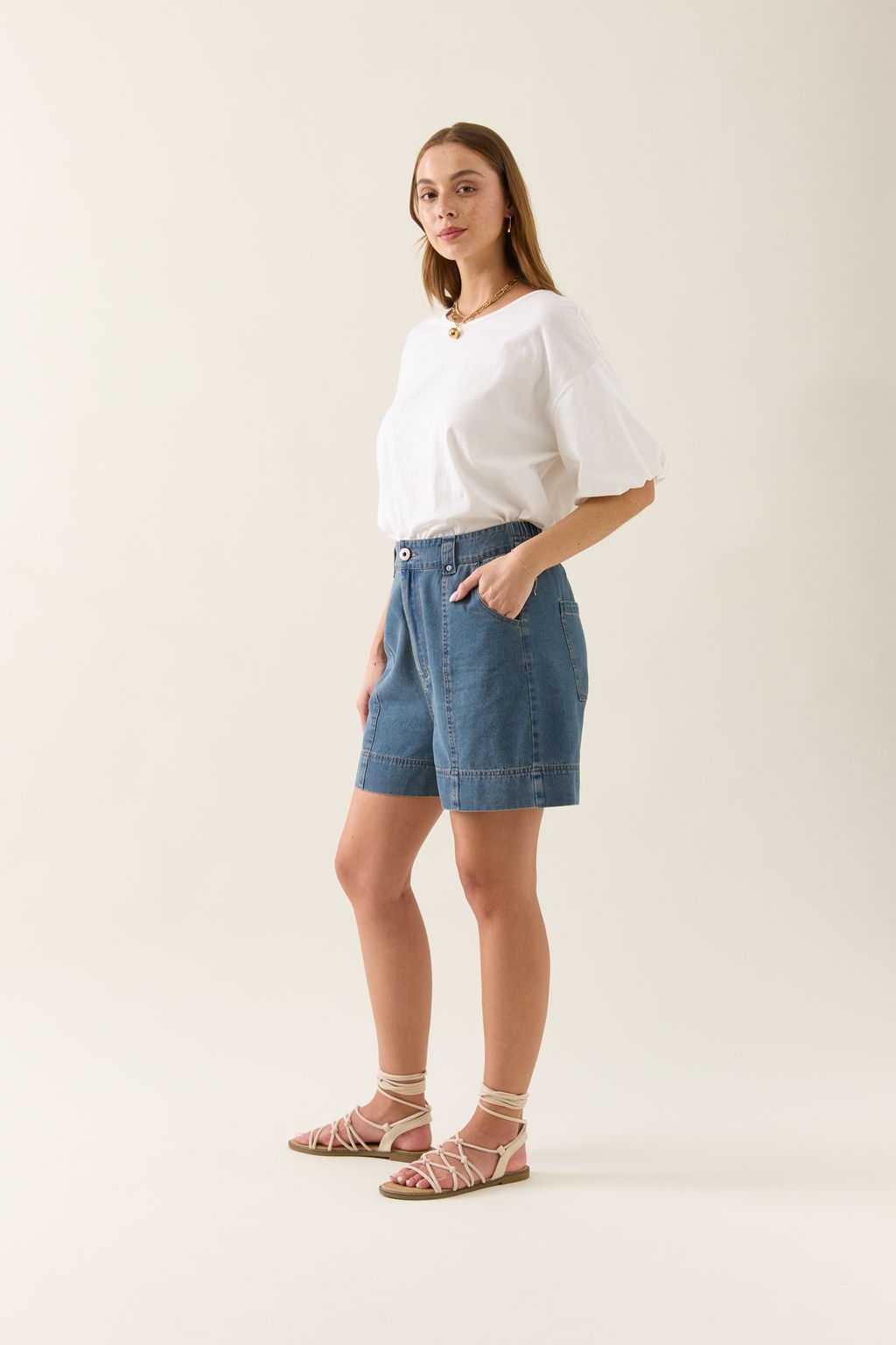 Sofia Denim Short