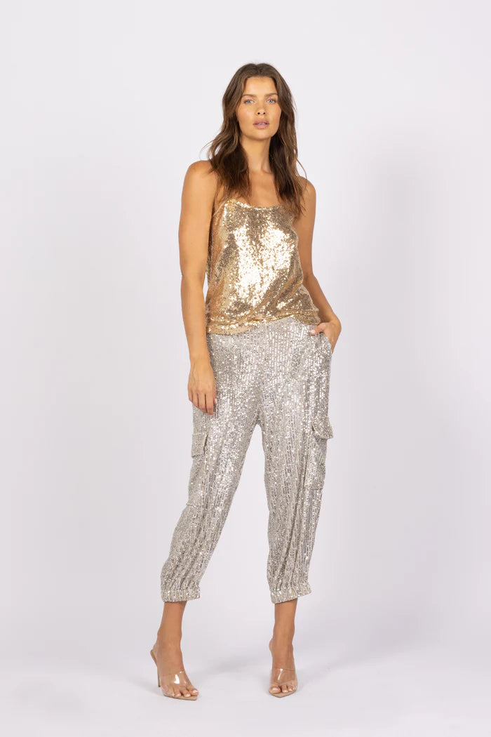 Mossy Sequin Jogger