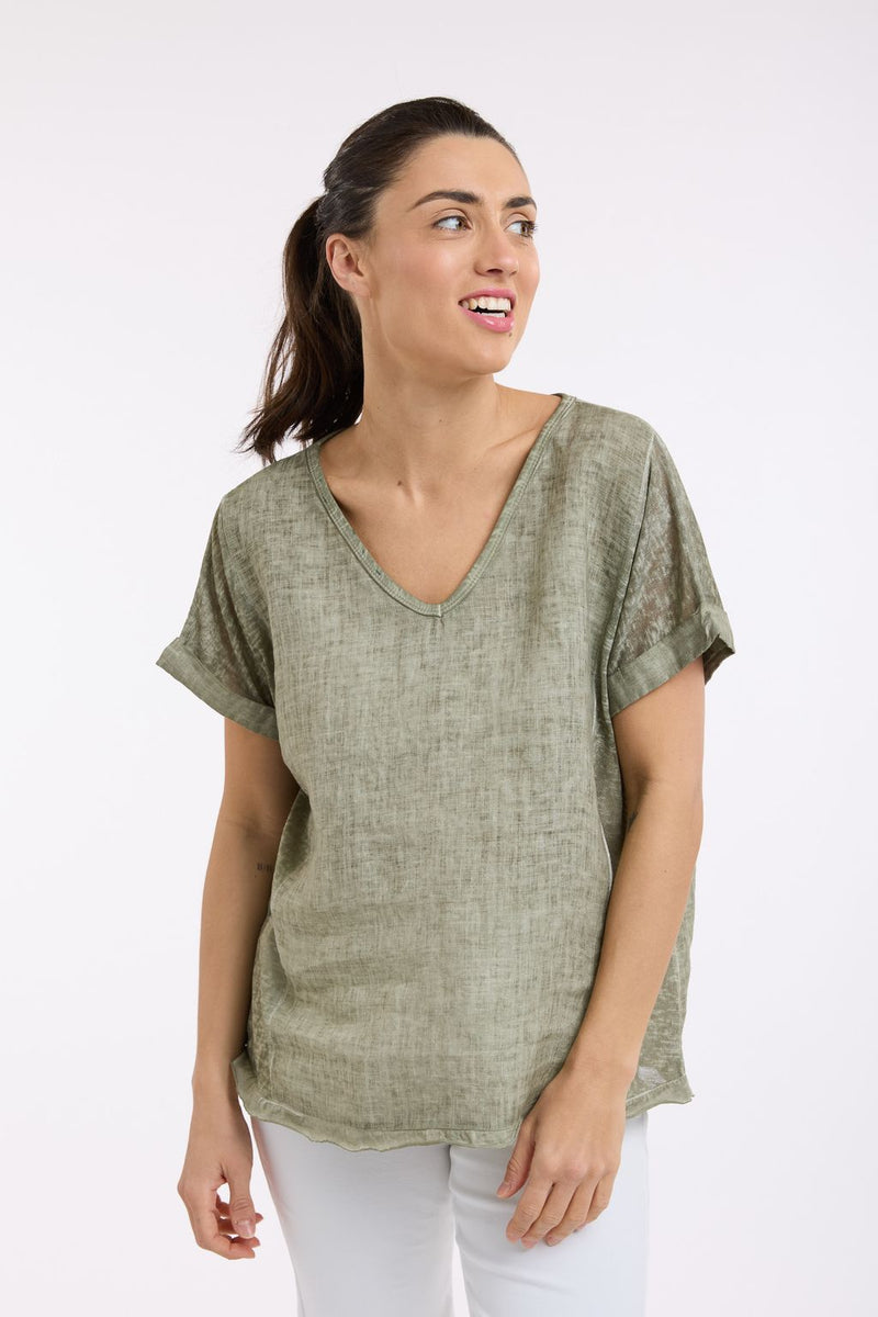 Calypso Short Sleeve Top