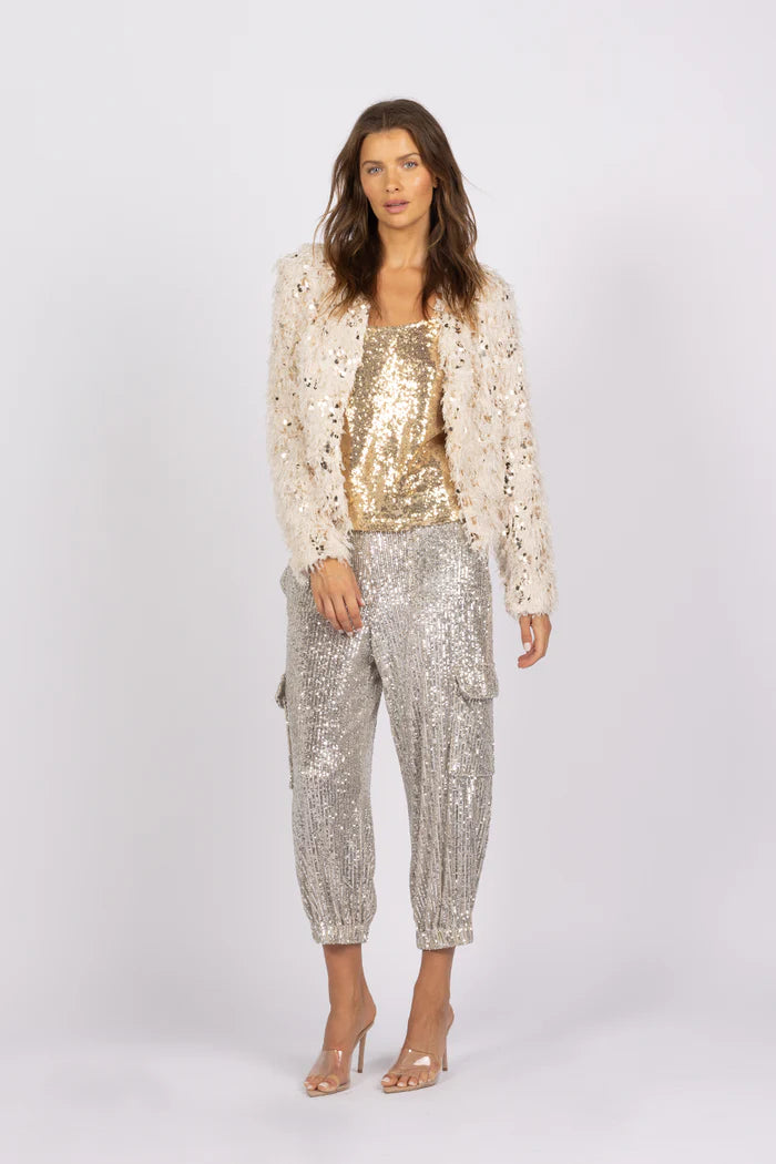 Mossy Sequin Jogger