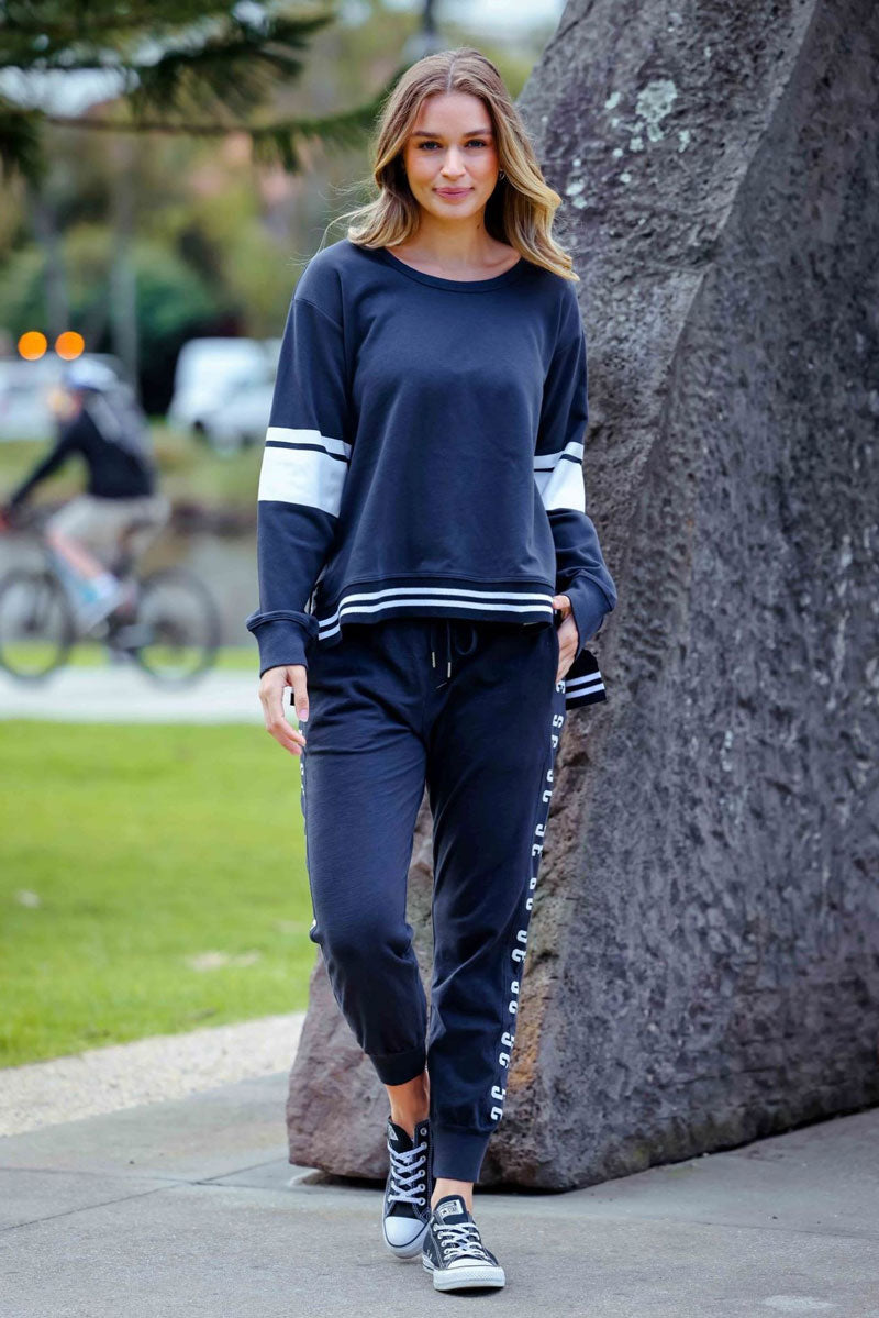 Banded Sleeve Sweater