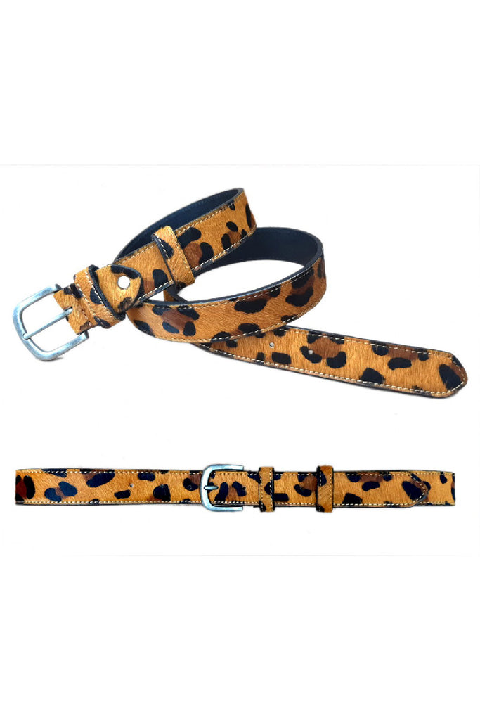 Belt Tan Leopard