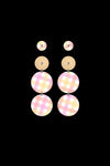 Tria Circle Stud Pack Earrings