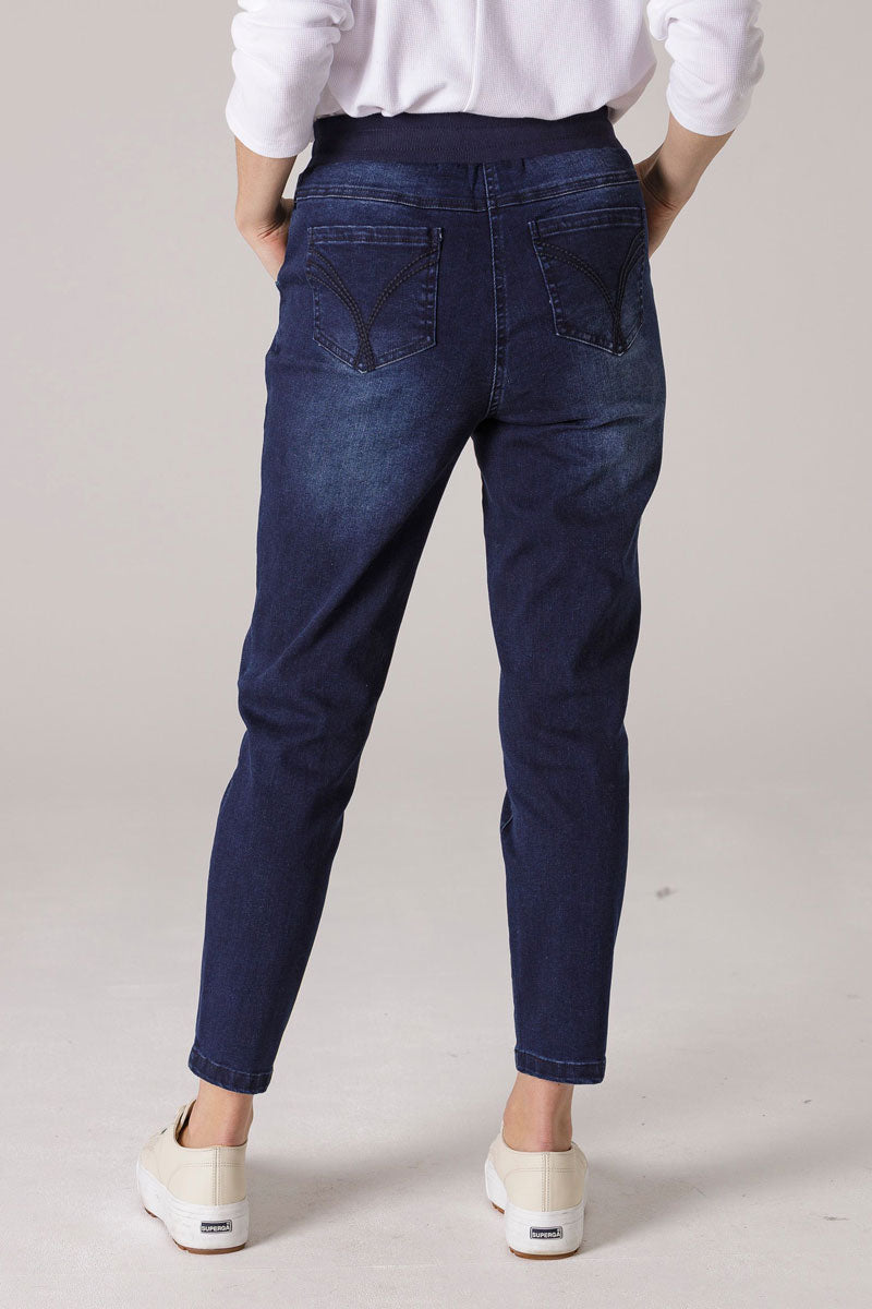 Pull on Denim Jeans